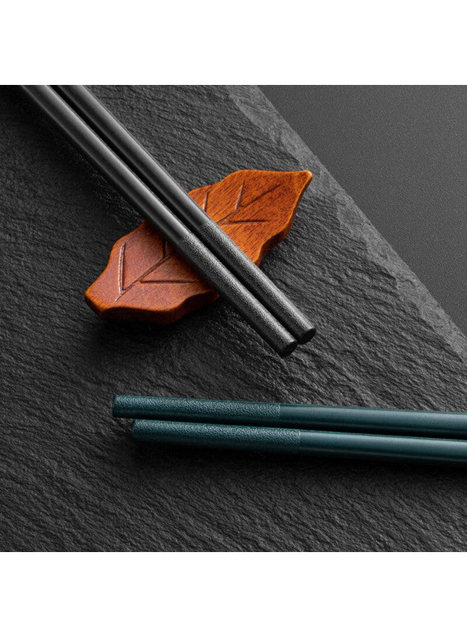Millennium Love Wood Qianianlianmu High-quality Alloy Chopsticks, 99.9% Antibacterial Rate, Non-slip, Premium Household And Hotel Tableware, 10 Pairs, Hjk0117 - Image 4