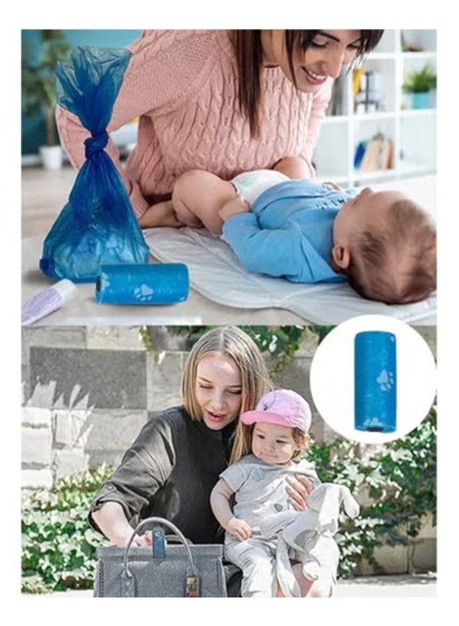 KLNAMAEAAN Pack Of 20 Disposable Bag Refill Rolls Safe And Odour Control - Multicolour - Image 3