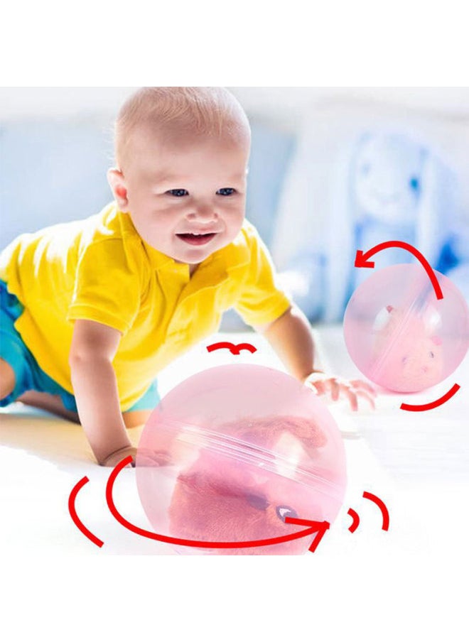 Generic Simulation Electric Bunny Rolling Ball Hamster Pink Running Ball Squirrel Children Plush Baby Learning To Climb Toy Cat-Color:ABC-138846-Big Head Mouse  - Image 2