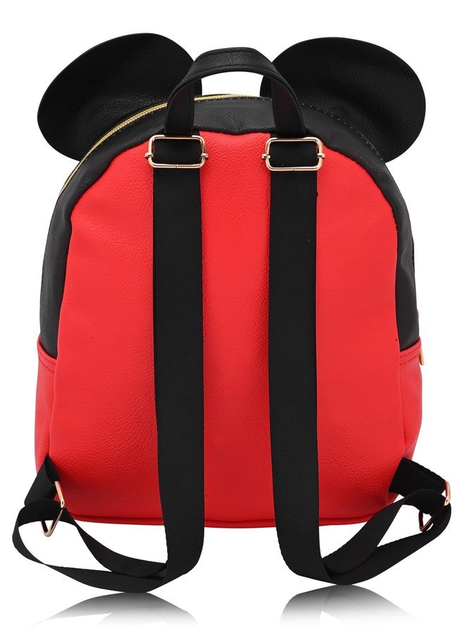 Fast Forward Disney Mickey Mouse Backpack for Women, Men, Unisex | Cute PU Leather 10" Mini Backpack Purse - Image 3