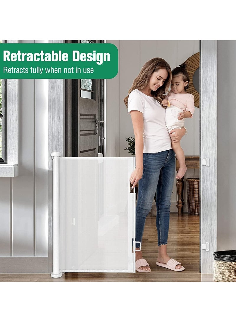 Stairway Automatic Retractable Gate Fences Children'S Fences Pet Fences Protective Fences Baby Safety Gates Protective Gates (300*86cm)  - Image 5