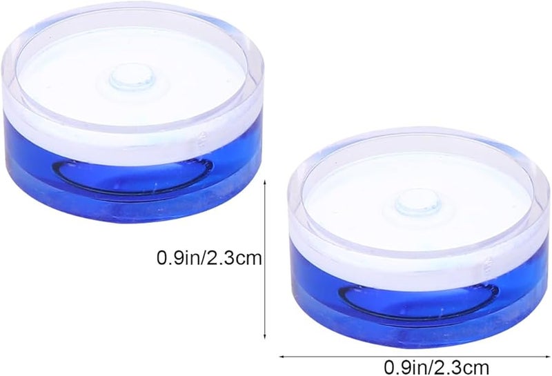 10PCS Blue Acrylic Bubble Levels High Precision Spirit Level For Picture Hanging Calibration - Image 3
