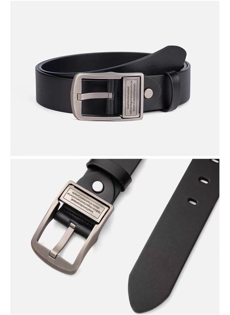 Generic Men's Leather Belt 130cm Long, 3.8cm Wide  - Image 5
