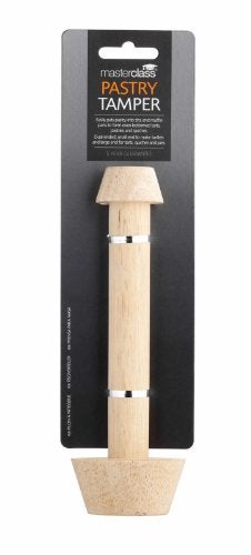 Master Class Double Ended Wooden Pastry Tamper - 4 cm & 6.8 cm - Brown - 5 Year Guarantee - Image 2