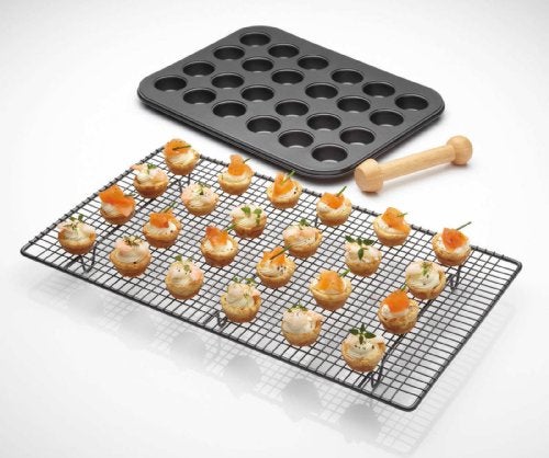 Master Class Double Ended Wooden Pastry Tamper - 4 cm & 6.8 cm - Brown - 5 Year Guarantee - Image 3