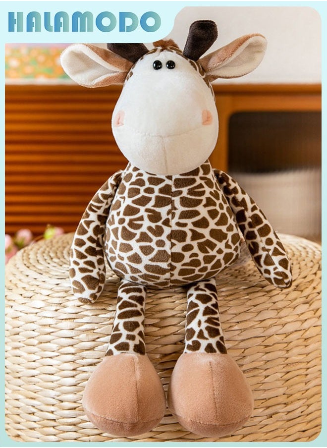 HALAMODO Jungle Animal Party Adorably Soft Giraffe Plush Toy - A Perfect Comfort Doll for Sleep, Ideal Birthday Gift, Decor for Bedroom, Living Room, Desk, and Office Stress - reliever 25cm  - Image 1