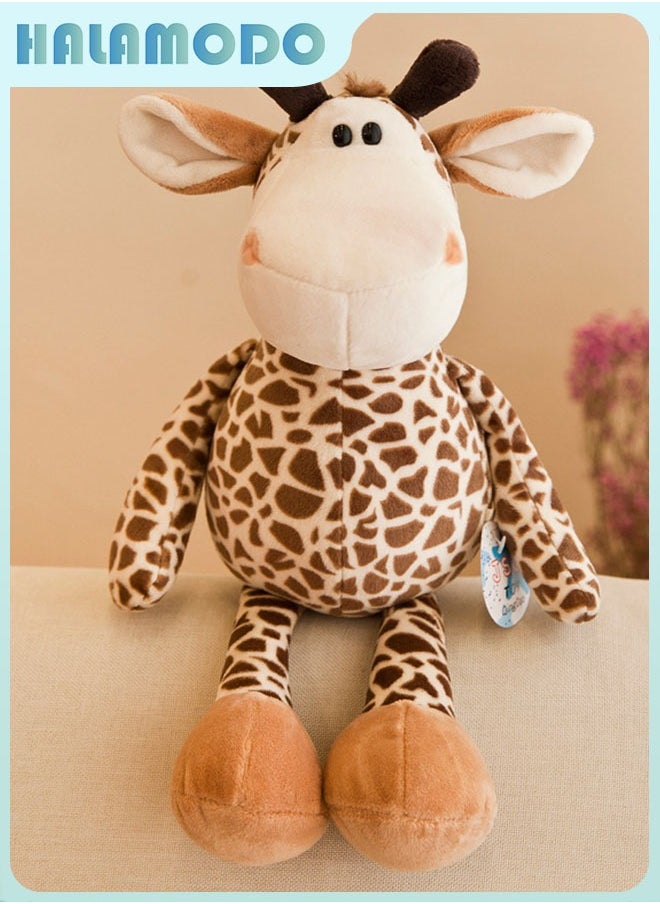 HALAMODO Jungle Animal Party Adorably Soft Giraffe Plush Toy - A Perfect Comfort Doll for Sleep, Ideal Birthday Gift, Decor for Bedroom, Living Room, Desk, and Office Stress - reliever 25cm  - Image 2