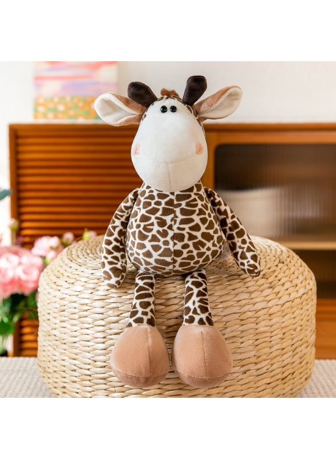 هالامودو لعبة الزراف اللينة -دمية راحة مثالية للنوم، هدية عيد ميلاد مثالية، ديكور لغرفة النوم، غرفة المعيشة، المكتب، والتوتر المكتبي -مسكينة 25 سم - Image 1