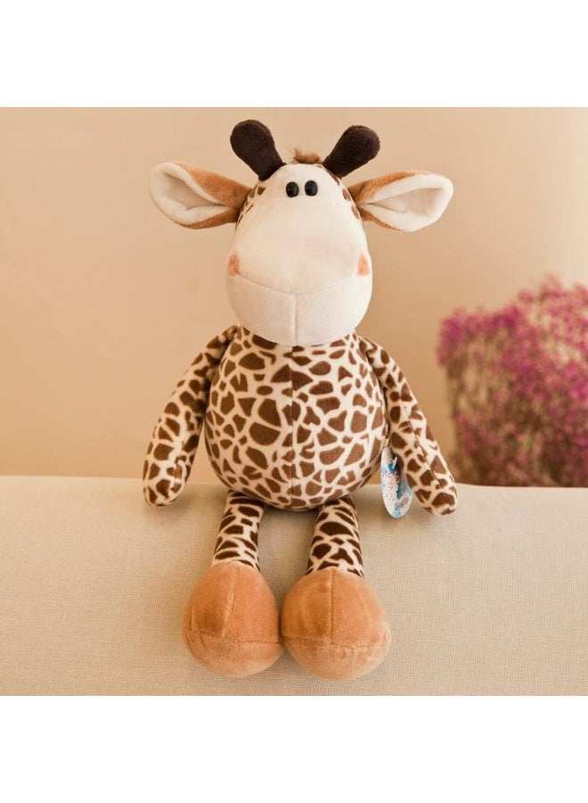 هالامودو لعبة الزراف اللينة -دمية راحة مثالية للنوم، هدية عيد ميلاد مثالية، ديكور لغرفة النوم، غرفة المعيشة، المكتب، والتوتر المكتبي -مسكينة 25 سم - Image 2