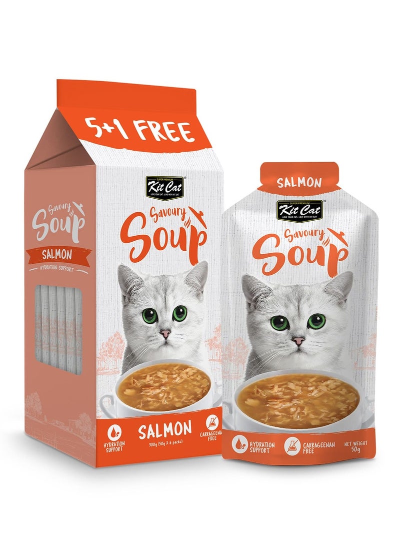Kit Cat Savoury Soup Salmon 300g ( 6 X 50g ) - Image 3