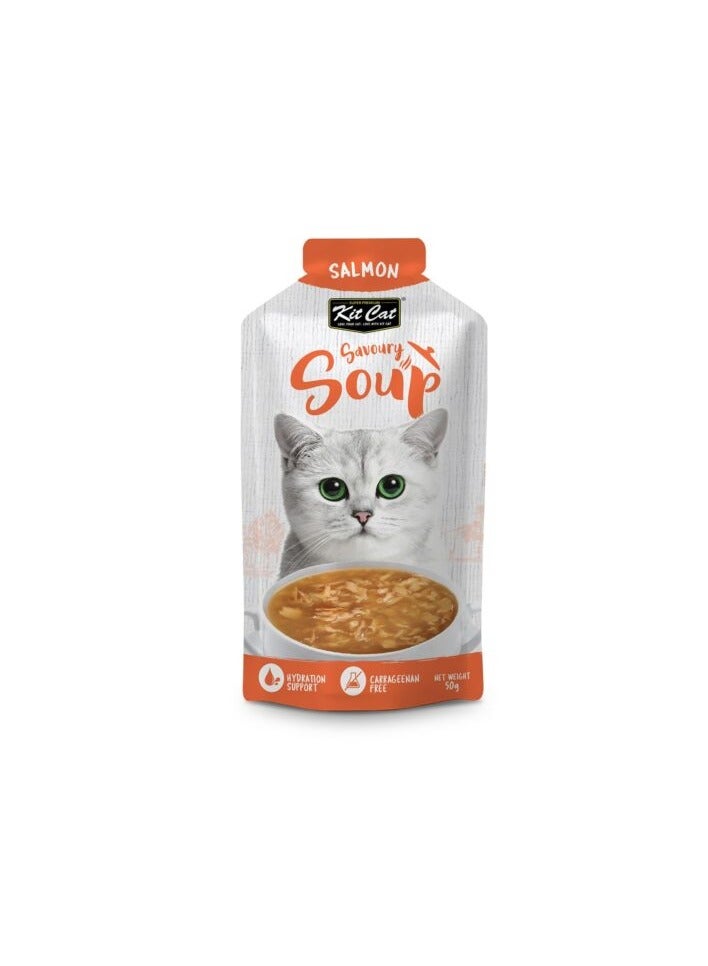 Kit Cat Savoury Soup Salmon 300g ( 6 X 50g ) - Image 2