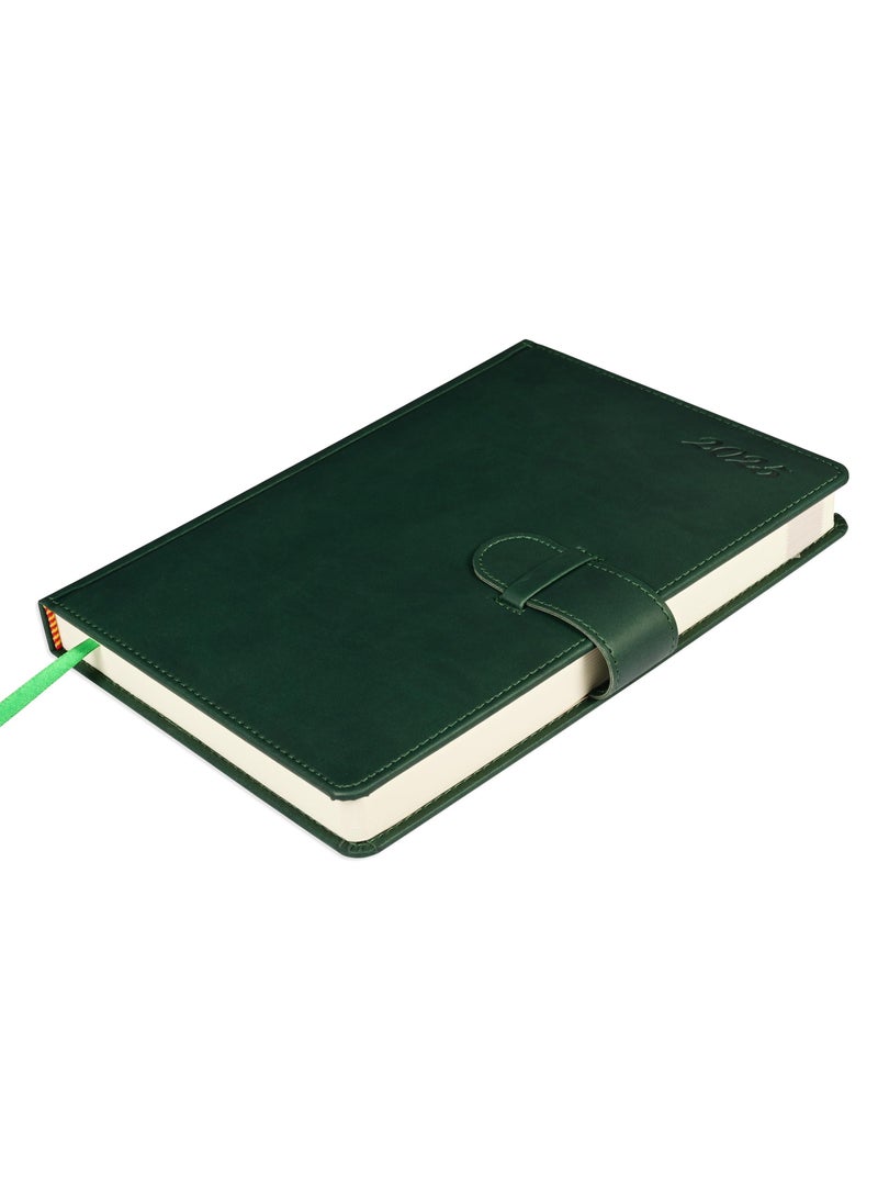 FIS FIS Agenda Diary 2025 (English) Green - FSDI75E25GR  - Image 1