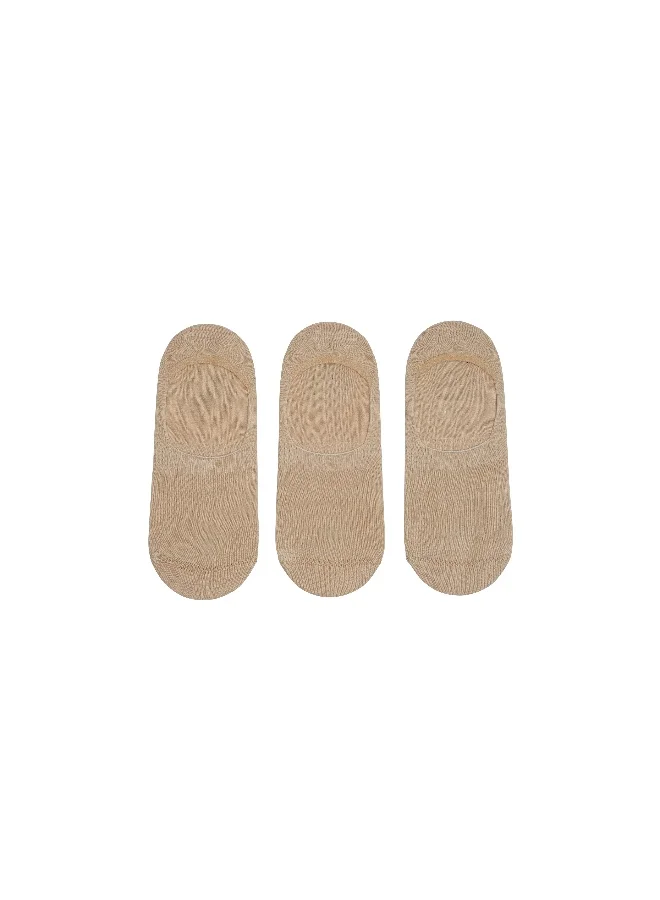 ميلانو جوارب مخفية بيج (3 قطع)