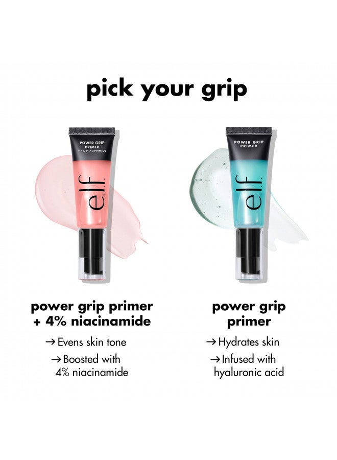 e.l.f. Power Grip Primer, Gel-Based & Hydrating Face Primer For Smoothing Skin & Gripping Makeup, Moisturizes & Primes, 0.811 Fl Oz (24 Ml)  - Image 4
