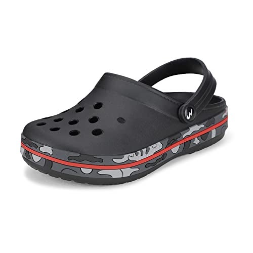 Campus Men's GC-4001 BLACK Clogs - 9UK/India GC-4001 - Image 1