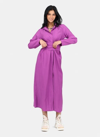 Shirt Dress with Tie Belt - pzsku/Z15ECEAAB05E179EBD36AZ/45/_/1741431449/857b2646-33f5-4bdd-9cfc-705ff551cee1