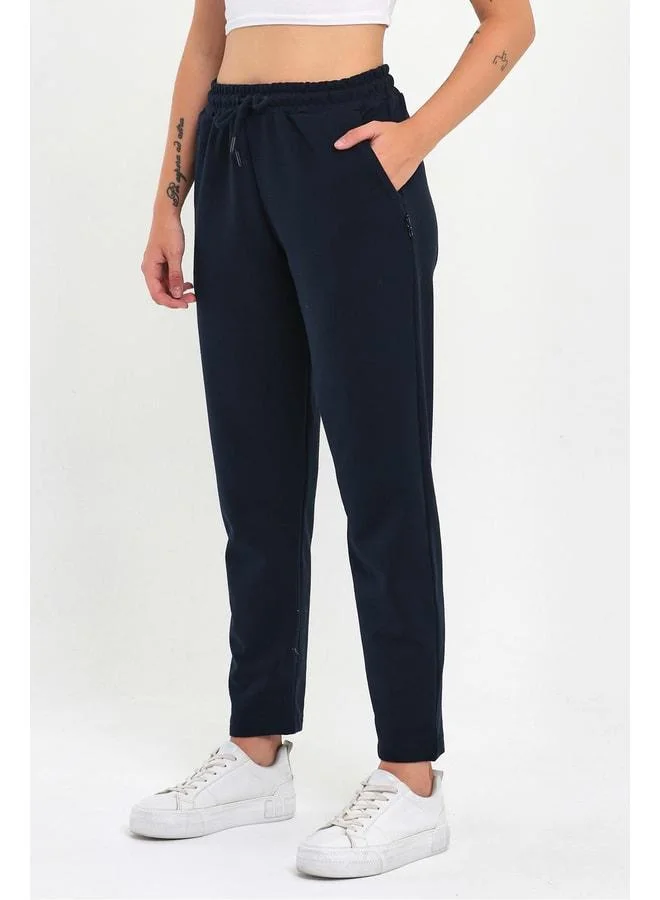 Mmetalic  Women’s Navy Classic Pocketed Sweatpants. for Women | Best Price UAE
