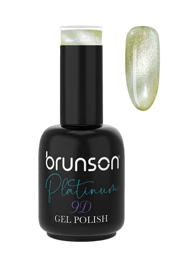 brunson Platinum Cat Eye Shiny Holographic 9D, Glitter Soak Off Gel Nail Polish BSM511 - Image 1