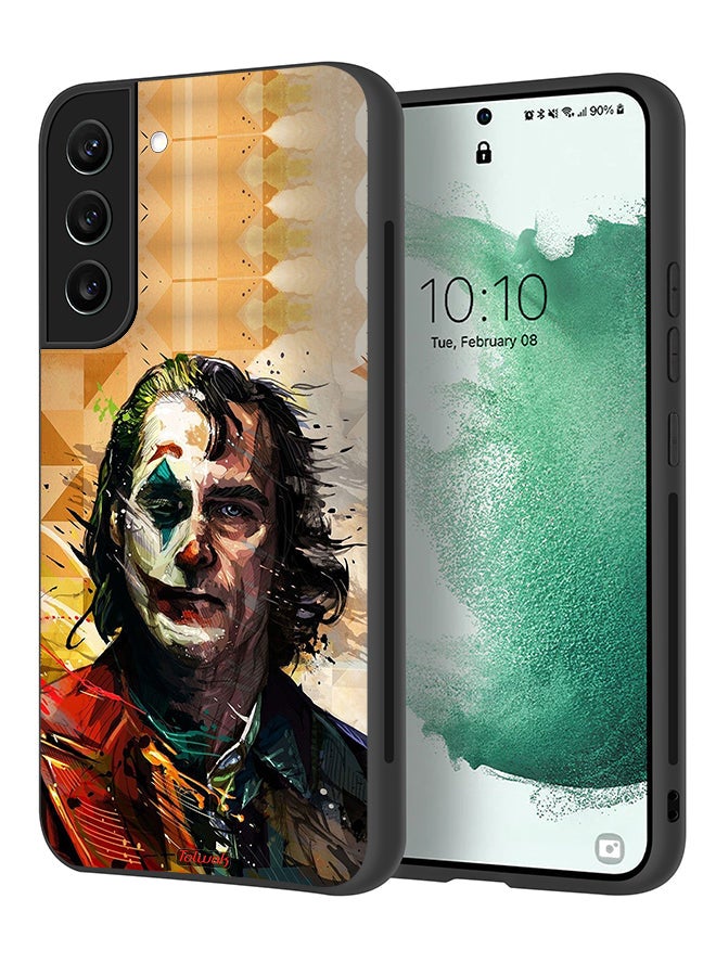 Tolwak Samsung Galaxy S21 FE 5G Protective Case Cover Joker Paint Art - Image 1
