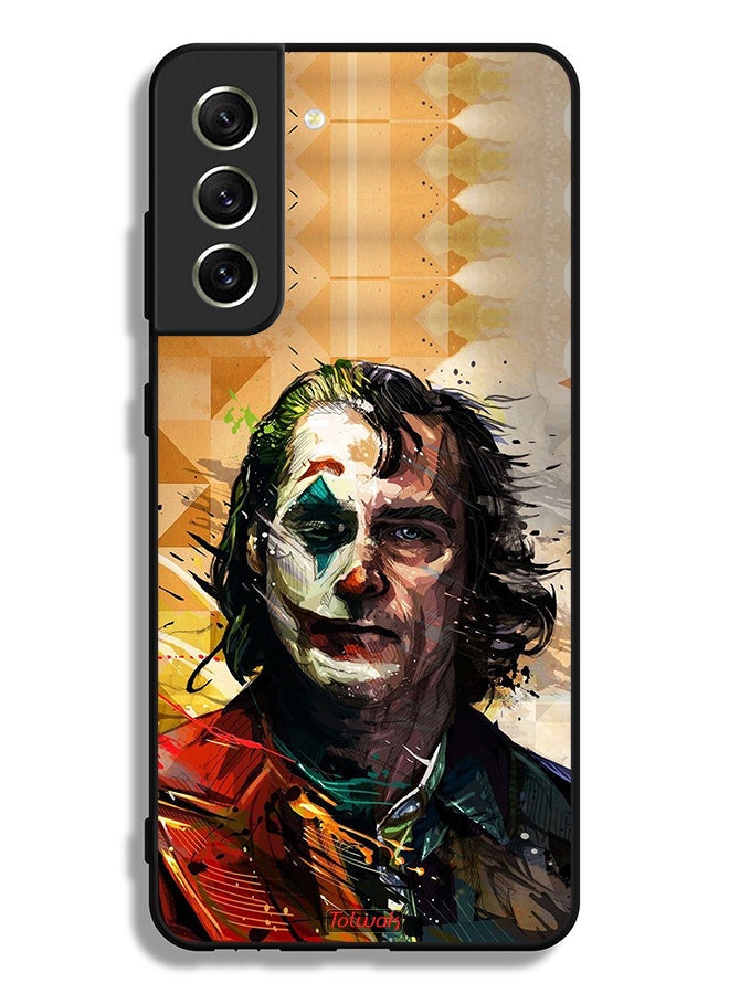 Tolwak Samsung Galaxy S21 FE 5G Protective Case Cover Joker Paint Art - Image 3