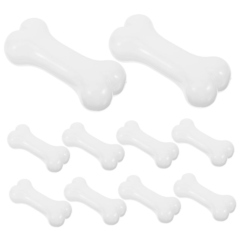 White Bone Shaped Plastic Snack Box 12 Pcs Candy Storage Treat Container For Gifts Parties - Image 2