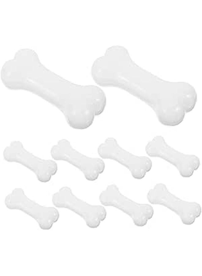White Bone Shaped Plastic Snack Box 12 Pcs Candy Storage Treat Container For Gifts Parties - Image 1
