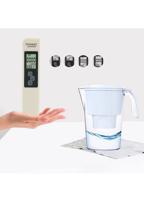 Digital TDS Meter Measures Water Quality  Salinity and Impurities Battery Included