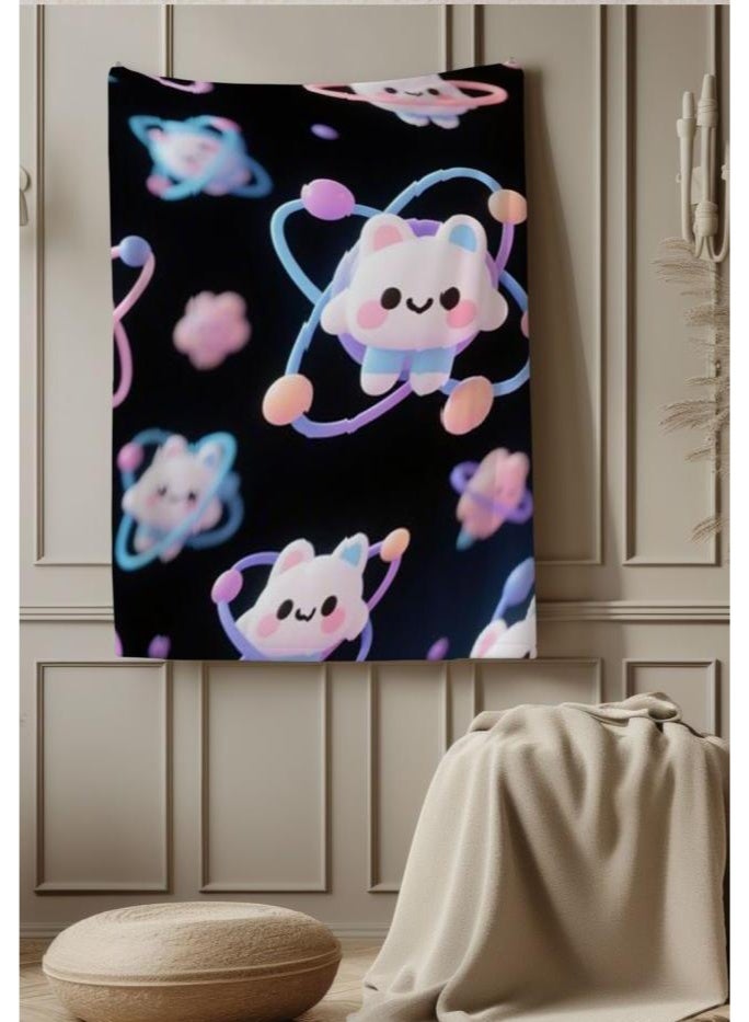 general Baby and children's cartoon flannel thin blanket (warm and comfortable, suitable for sleep, game use) 70cm*100cm - Image 5