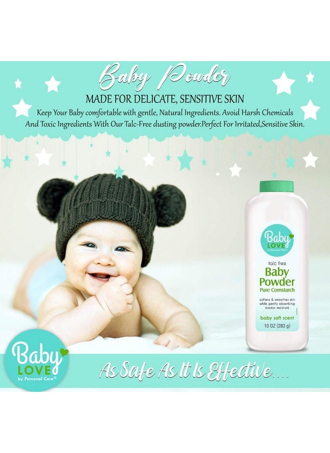 personal care - Baby Powder, Pure Cornstarch, 10-oz. (pack of 12) - Image 1