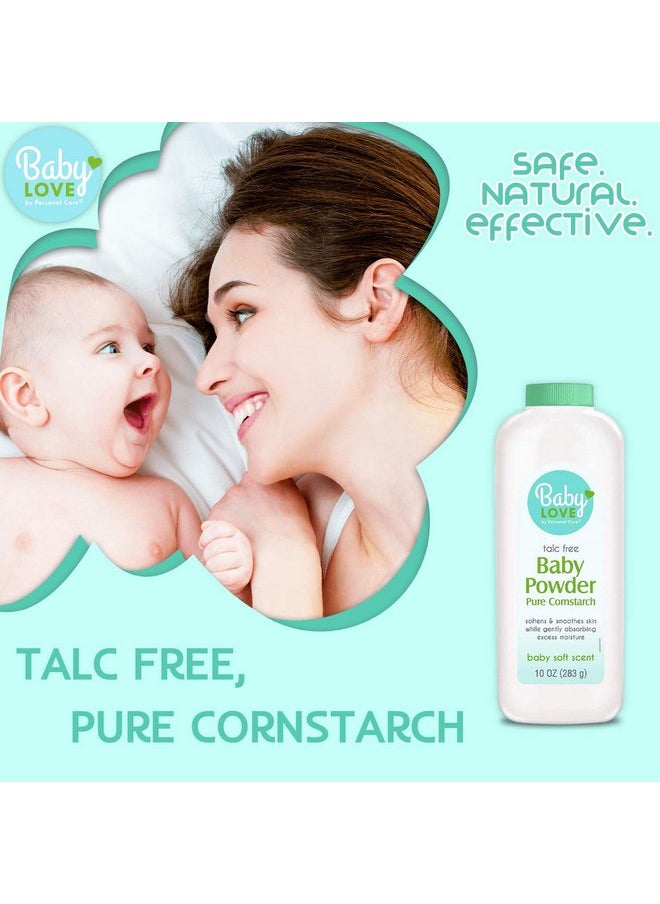 personal care - Baby Powder, Pure Cornstarch, 10-oz. (pack of 12) - Image 1