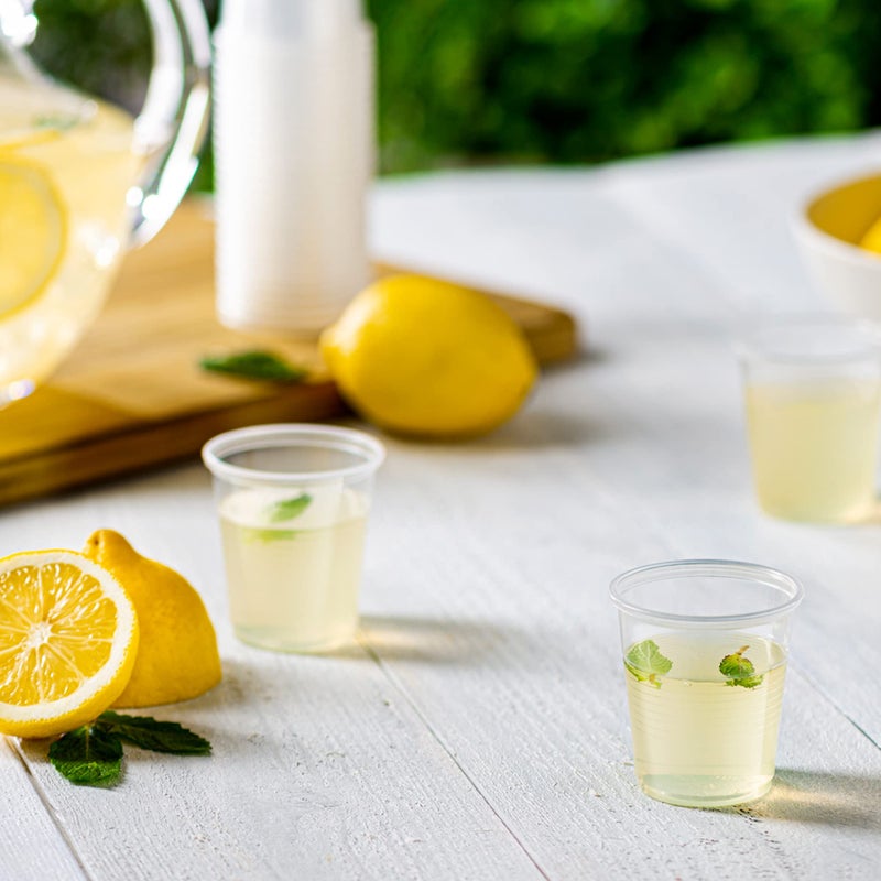 Comfy Package [3 oz. - 100 Count Clear Disposable Plastic Cups - Small Disposable Bathroom, Medicine Polypropylene, and Mouthwash Cups - Image 4