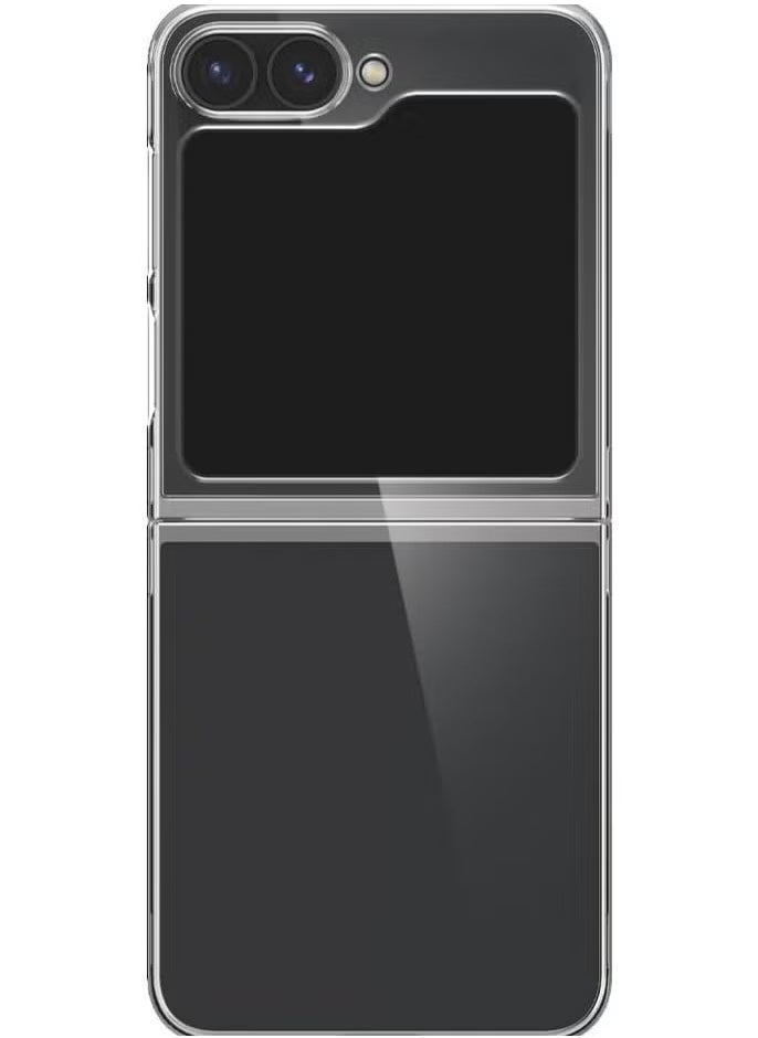 JAJEEK Air Skin Case for Samsung Galaxy Z Flip 6 (2024) – Crystal Clear Protective Cover, Slim Fit, Shockproof, Anti-Yellowing, Ultra-Lightweight, Transparent Design - Image 4