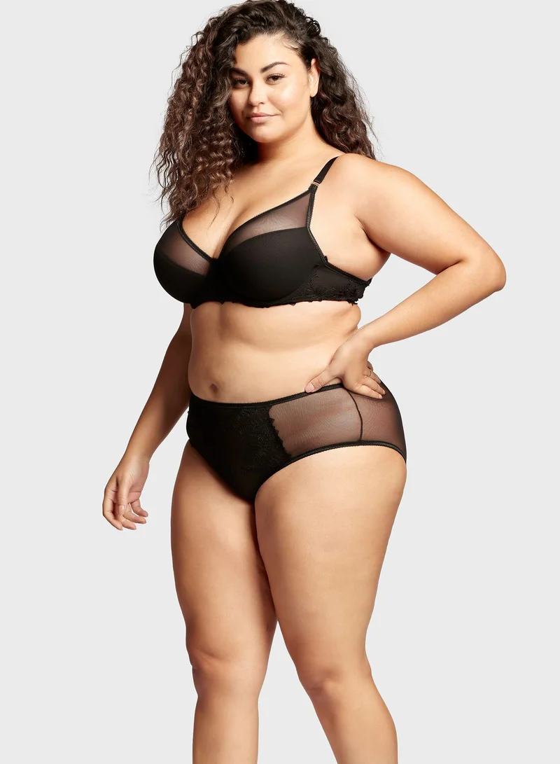 Madamelle Elle Mesh Detail Bra