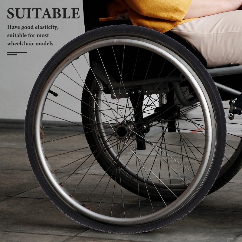 Wheel Chair Accessory Wheel Chair Supply Wheel Chair Rear Tire Replacement Wheel Chair Rear Tire Part Wheel Chair Rear Wheel - Image 4