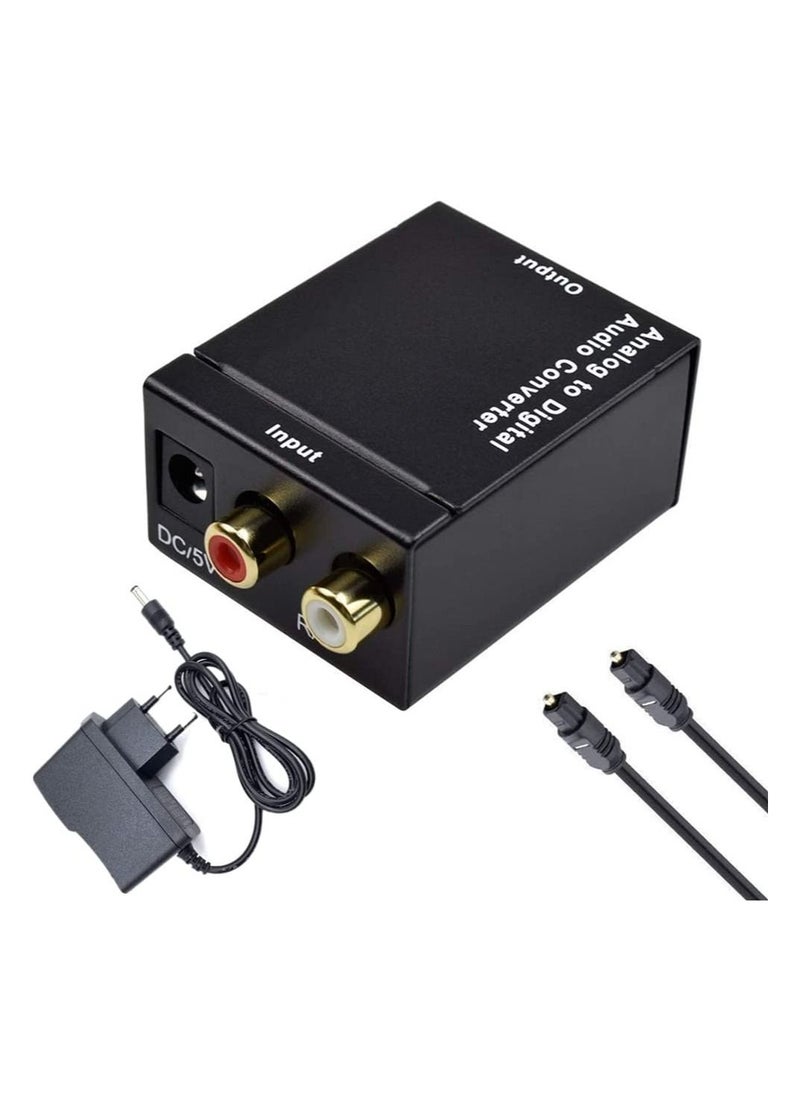 Generic - Analog to Digital Optical Toslink Audio RCA Converter/Adapter - Image 1