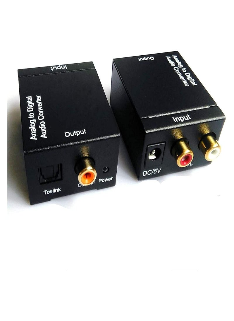 Generic - Analog to Digital Optical Toslink Audio RCA Converter/Adapter - Image 1