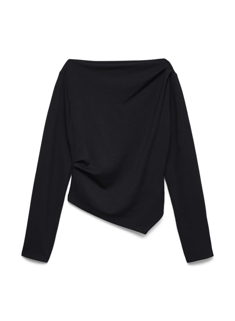 VERO MODA بلوزة محبوكة قصيرة - Image 5