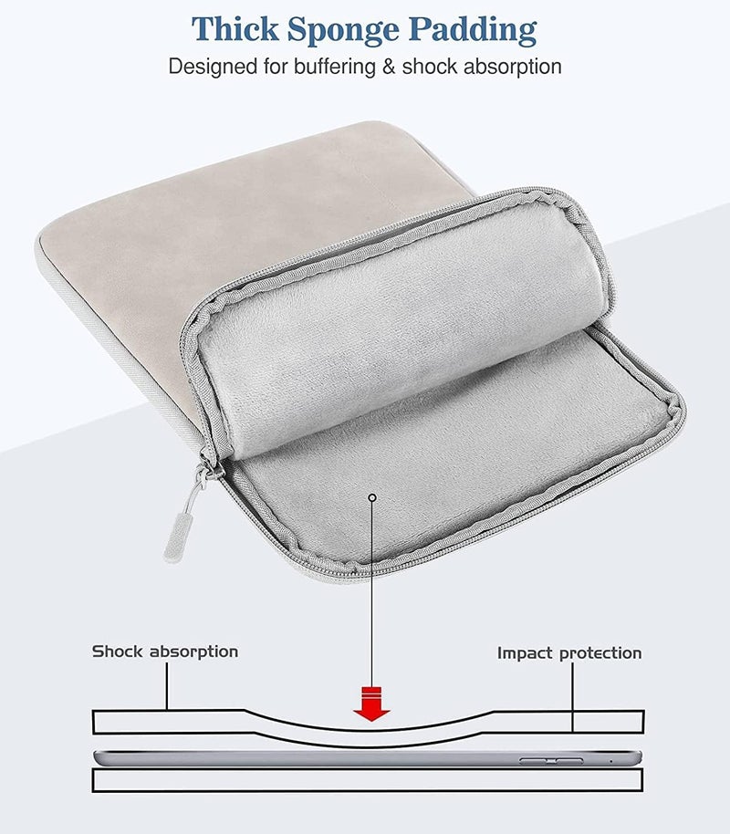 ProElite Tablet Sleeve Case Cover for Upto 11.5 inch for iPad 10.2/Air 10.9/Pro 11/ Samsung/Lenovo/Galaxy Tab A9 Plus/S8/S9/Realme Pad/Honor Pad X9/Xiaomi Mi pad 7/Redmi Pad/Oneplus Pad, Sea Green - Image 4