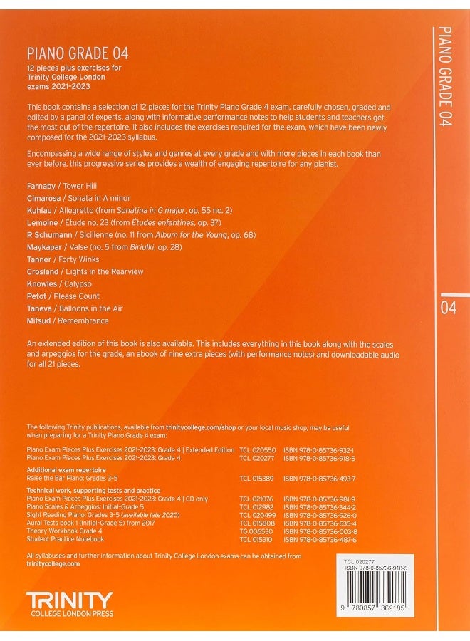 Trinity College London Piano Exam Pieces Plus Exercises from 2021: Grade 4 - Image 2