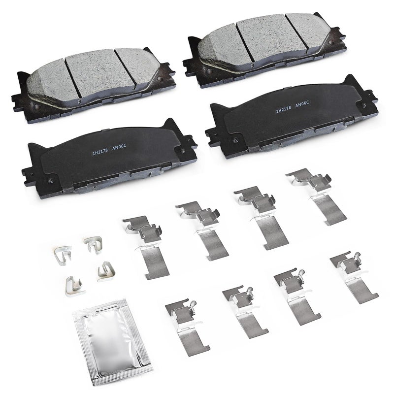 MILLISEC Front Brake Pads Set Compatible with 20082018 LEXUS ES300hES350 and TOYOTA AvalonCamry Brake Pads OEM Replaces BC1293