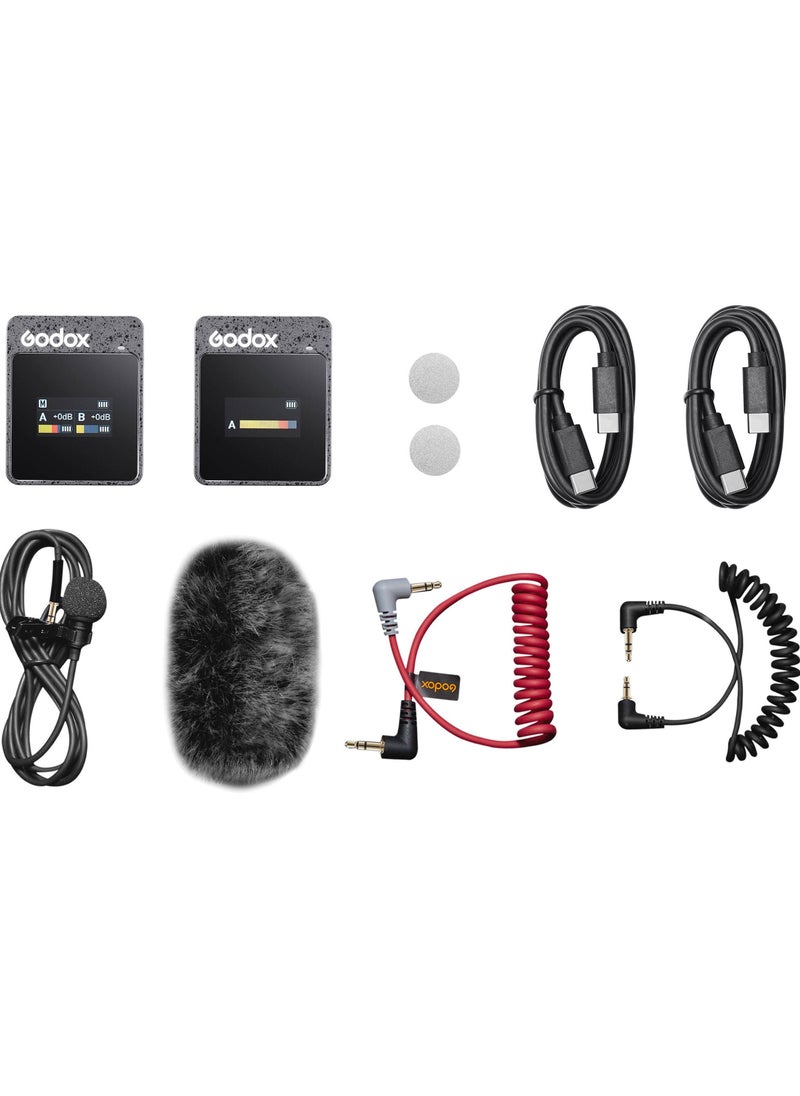 Godox MoveLink II M1 Compact Wireless Microphone System for Cameras & Smartphones with 3.5mm (2.4 GHz, Black) - pzsku/Z15EDE2BD7F1C3A003A25Z/45/_/1680647156/3b3d9591-4c39-4887-b897-70026dd0e747