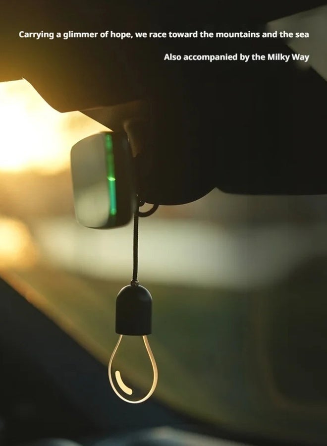 مصباح LED صغير بتصميم كلاسيكي، يُعلق على السيارة، يُضفي إضاءة داخلية مميزة، مع وضعين للإضاءة، مثالي للرحلات الطويلة والاستخدام اليومي. - Image 3