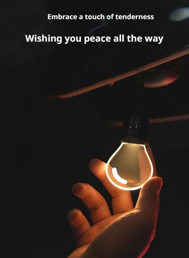 مصباح LED صغير بتصميم كلاسيكي، يُعلق على السيارة، يُضفي إضاءة داخلية مميزة، مع وضعين للإضاءة، مثالي للرحلات الطويلة والاستخدام اليومي. - Image 1
