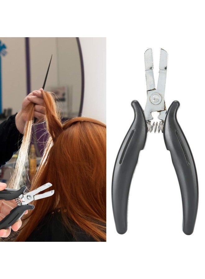 klarako Hair Extension Pliers for Micro Rings Professional Hair Extension Tool Hair Band Pliers Tool for Keratin Hair Extensions Professional Link Microring Opener Removal Tool - Image 1