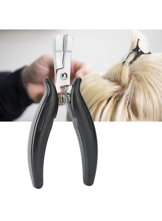 klarako Hair Extension Pliers for Micro Rings Professional Hair Extension Tool Hair Band Pliers Tool for Keratin Hair Extensions Professional Link Microring Opener Removal Tool - Image 2