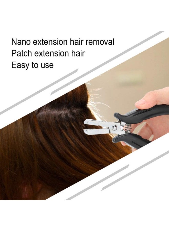 klarako Hair Extension Pliers for Micro Rings Professional Hair Extension Tool Hair Band Pliers Tool for Keratin Hair Extensions Professional Link Microring Opener Removal Tool - Image 5