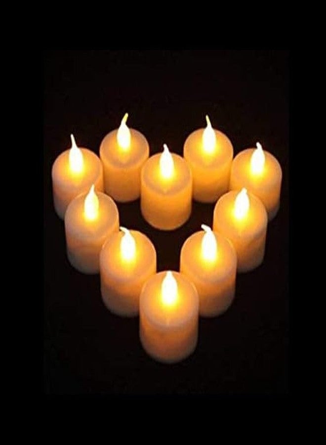 Oblivion Tealight Candles 24 Pc - Flameless LED Diya, Candle for Home Decor, Perfect for Diwali & Navratri Lighting, Lights for Festival, Anniversary, Birthday Decoration, Smokeless, No Residue - Image 4