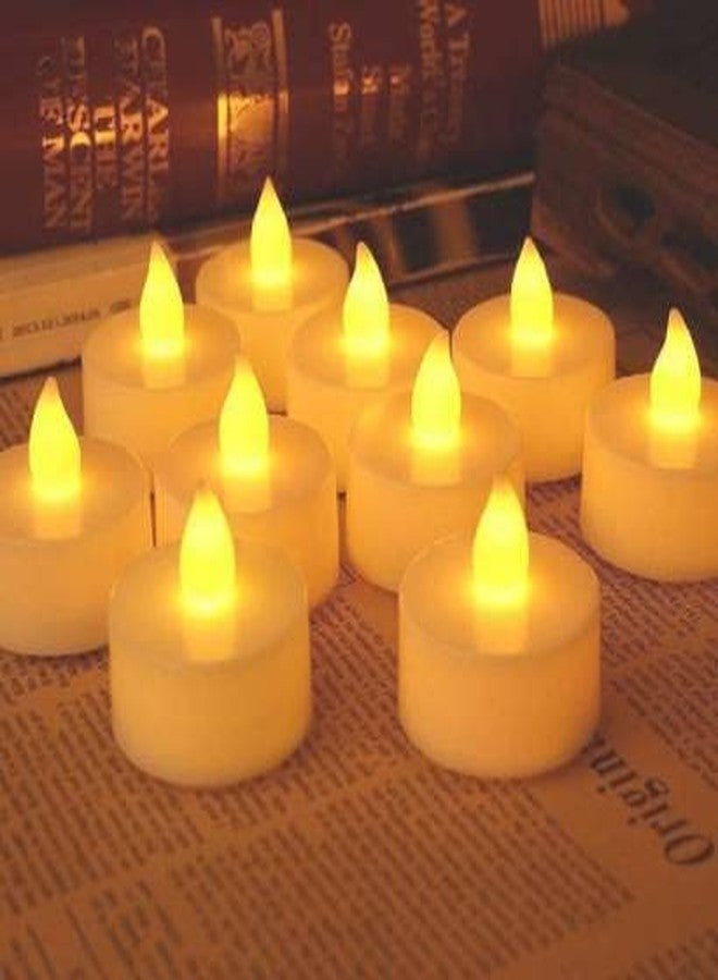 Oblivion Tealight Candles 24 Pc - Flameless LED Diya, Candle for Home Decor, Perfect for Diwali & Navratri Lighting, Lights for Festival, Anniversary, Birthday Decoration, Smokeless, No Residue - Image 3