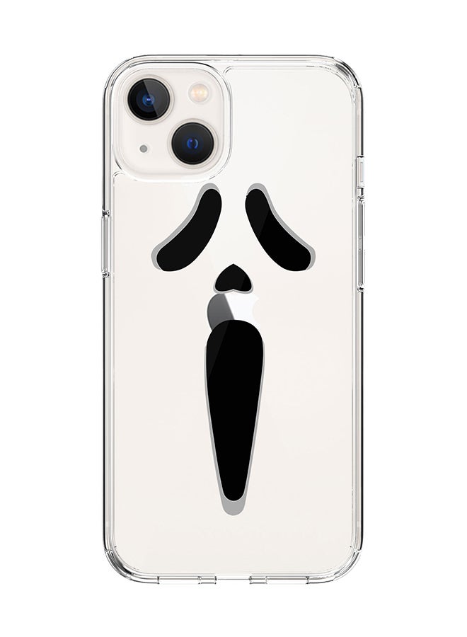 Classic Clear for Apple iPhone 14 Case Hybrid Soft Cover Flexible Edges Anti Drop TPU PC Gel Thin Transparent Cover [ Designed for Apple iPhone 14 ] - Scream