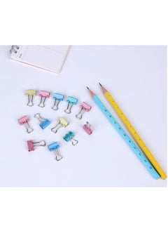 BRUSTRO Assorted Clip Box | Includes 120 Paper Clips-28mm & 56 Binder Clips (25mm- 6 pcs| 19mm- 15 pcs| 15mm- 35pcs) | Home, Office, Stationery use, Ideal for Kids and Adults, Reusable, Flexible - pzsku/Z15EE014AFCF591E71404Z/45/_/1740481516/d8a2c711-9e40-4d8f-a8bf-d115a8478130